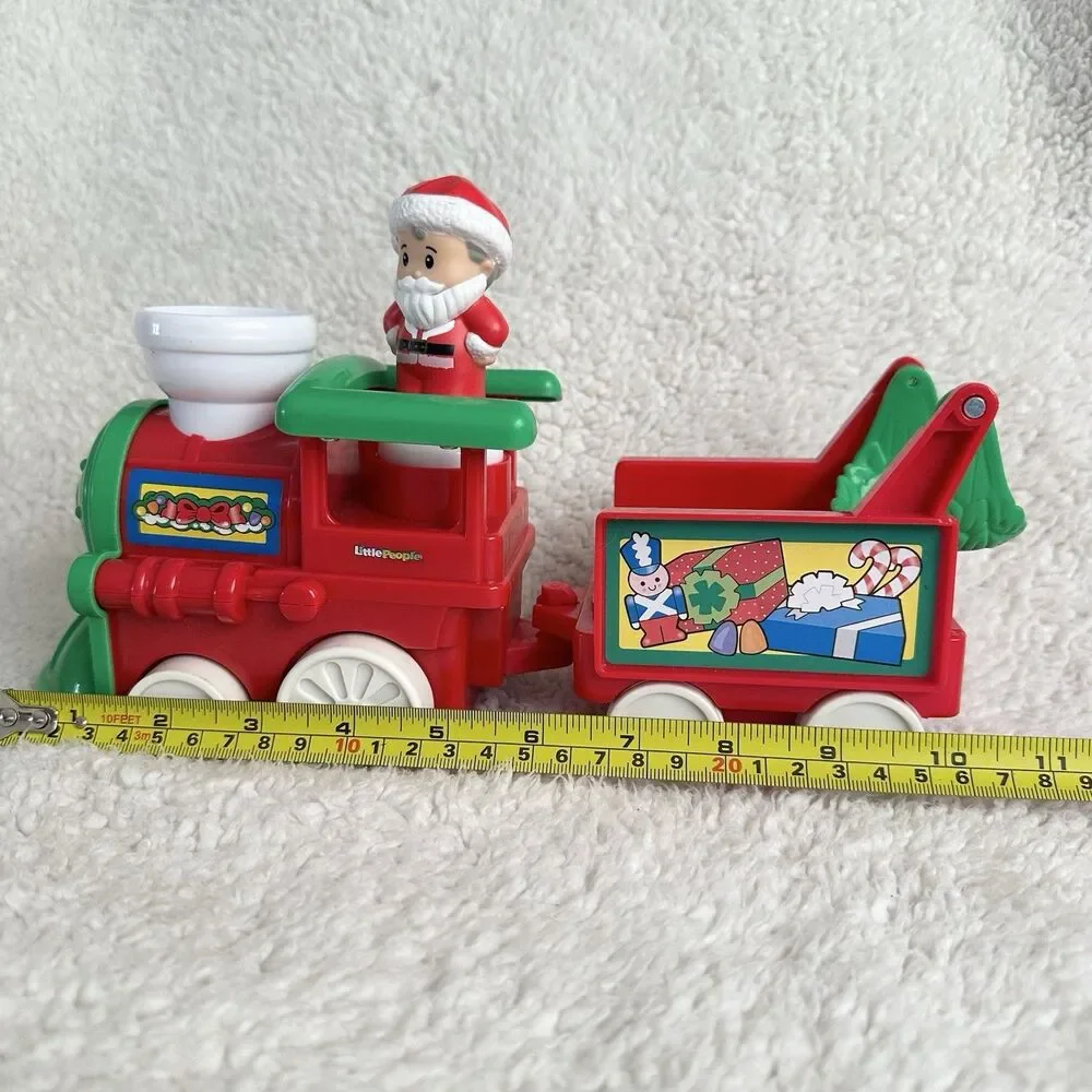 Fisher Price Little People Musical Christmas Train With Santa Incomplete